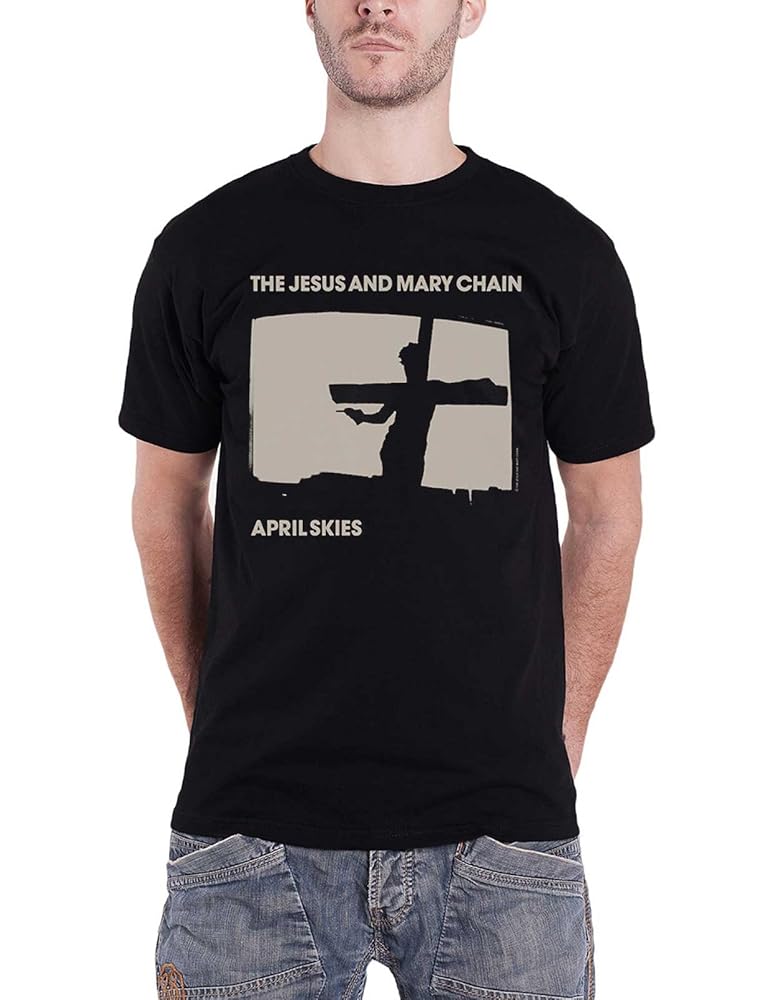 The Jesus and Mary Chain Tシャツ ブラック Lサイズ Amazon.com: The Jesus and Mary Chain T Shirt April Skies